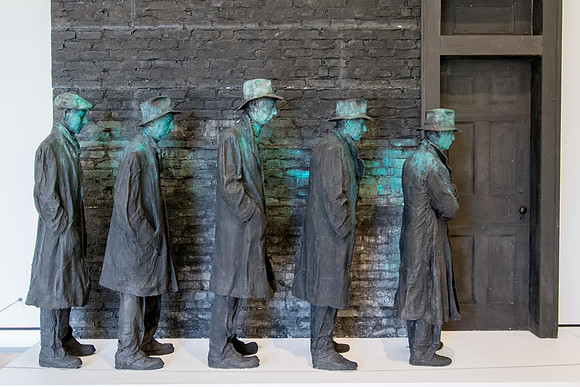 Depression Bread Line, George Segal, 1991.
