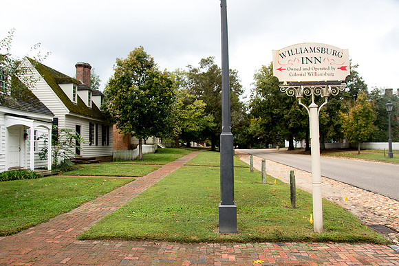 A street in Colonial Williamsburg