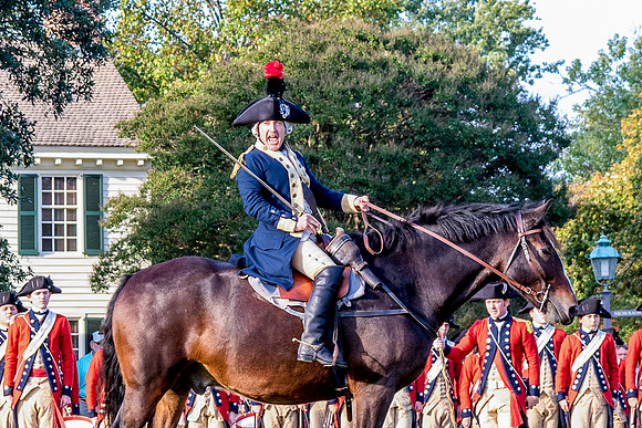 Lafayette getting ready for the Battle of Yorktown