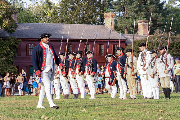 The Continental Army and the local militia together