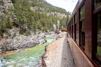 Traveling along the Animas River